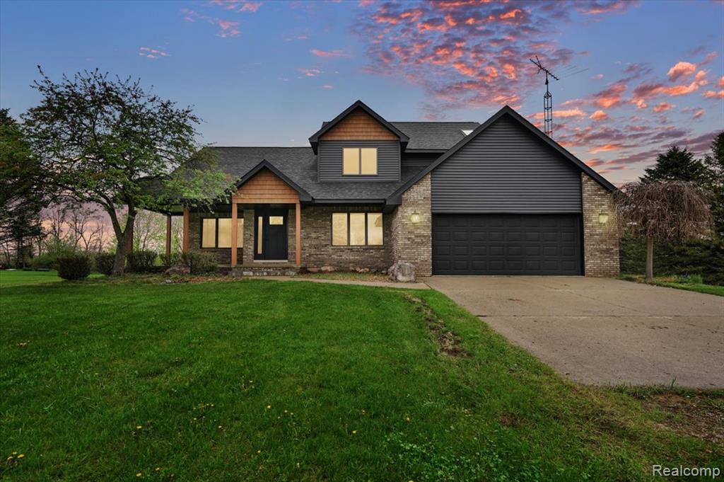 7341 Wood Pointe Drive, Almont, MI 48003 — front exterior