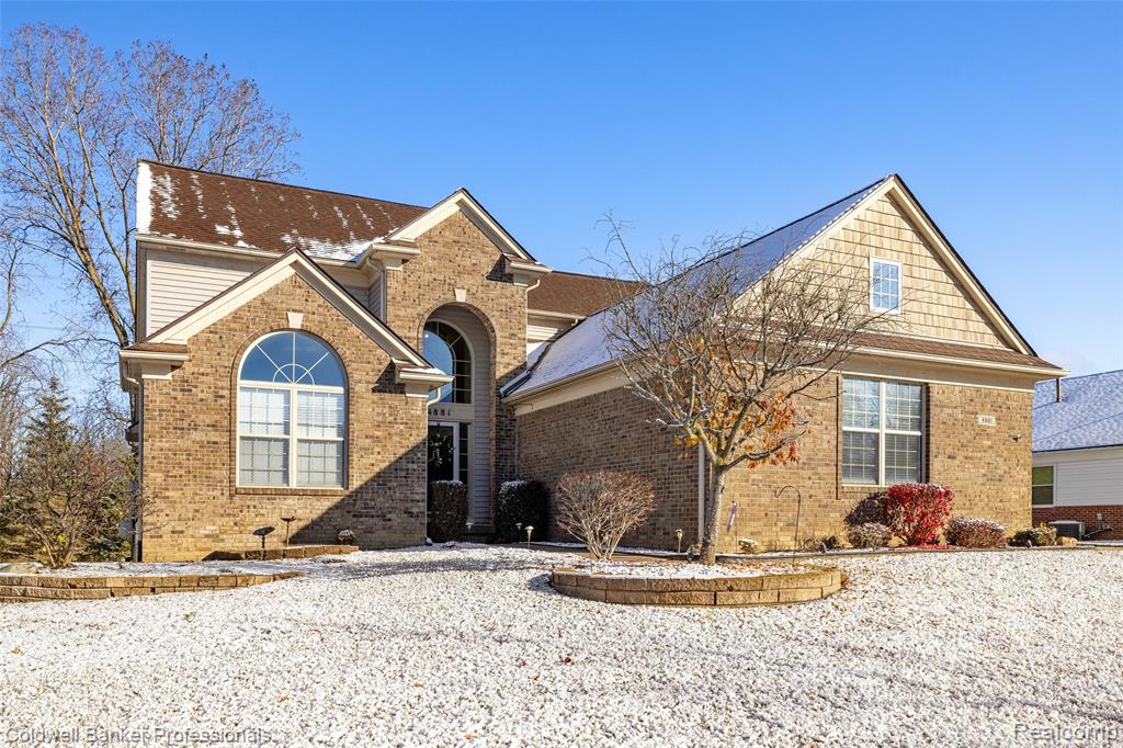 4881 Spring Meadow Drive, Clarkston, MI 48348 — front exterior