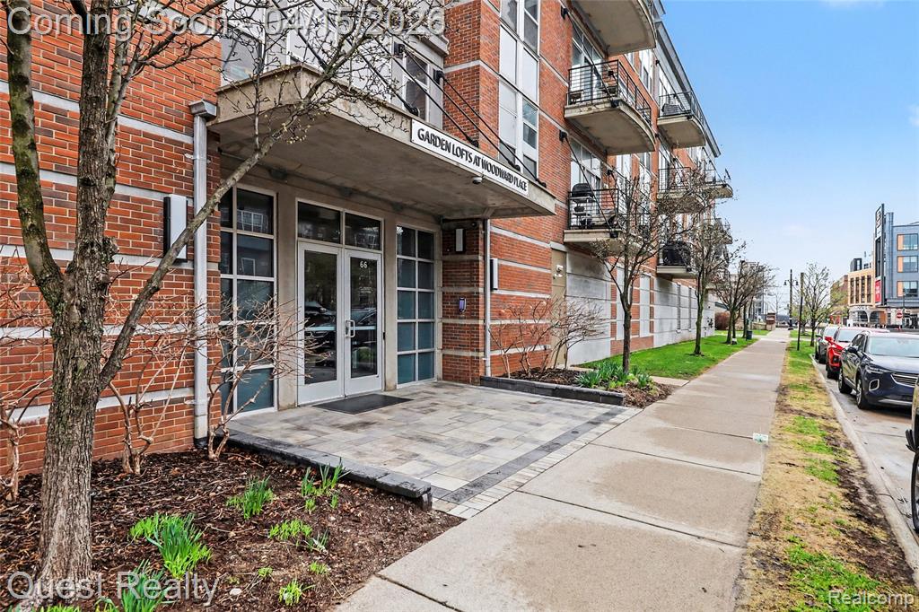 66 Winder Street, 207, Detroit, MI 48201 — front exterior