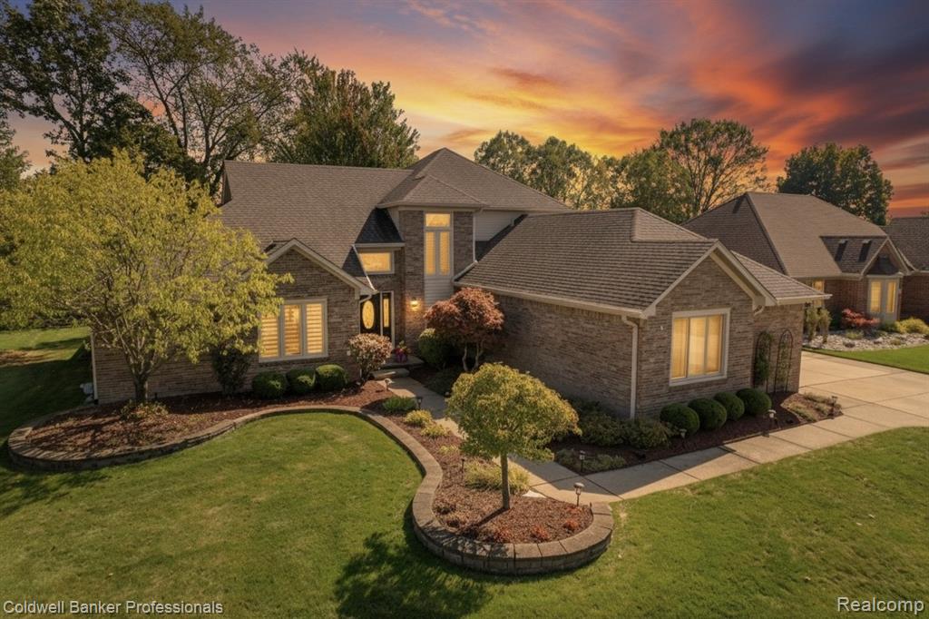 43246 Winterfield Drive, Sterling Heights, MI 48314 — front exterior