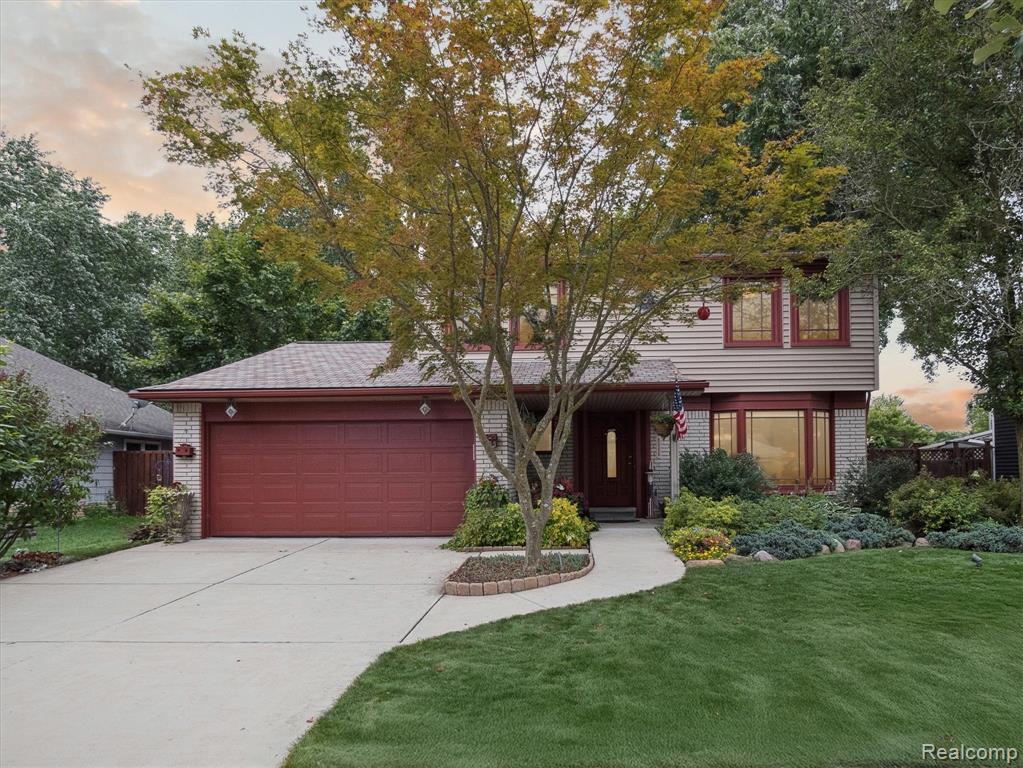 42359 Park Ridge Road, Novi, MI — front exterior