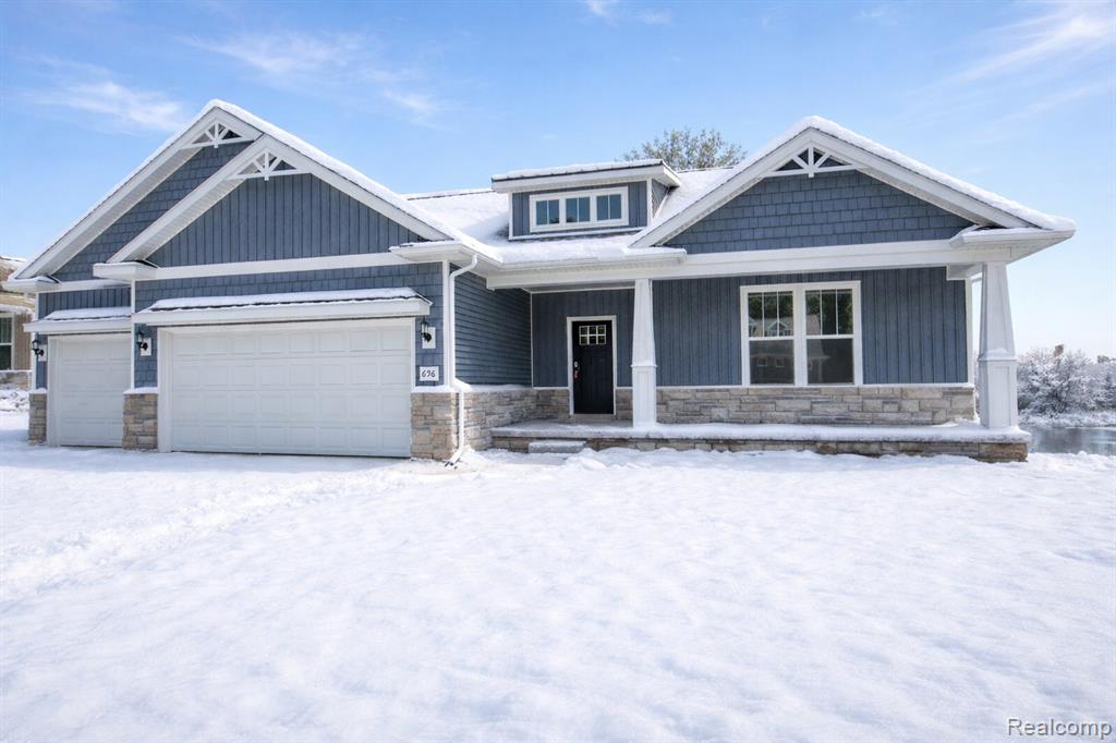 660 BIRKDALE (MOH57) Drive, Howell, MI 48843 — front exterior