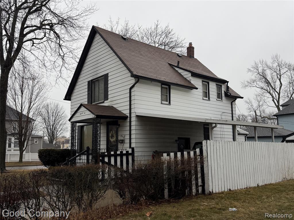403 Maple Street, Wyandotte, MI 48192 — front exterior