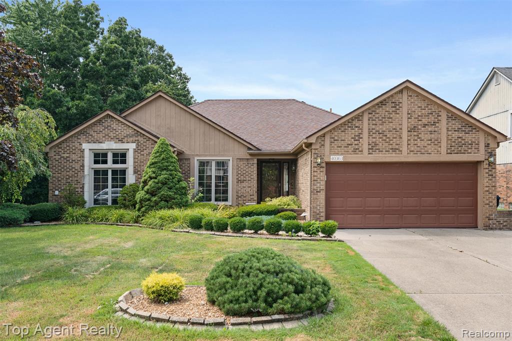 40363 Denbigh Drive, Sterling Heights, MI 48310 — front exterior