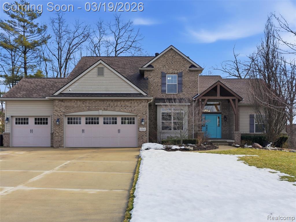 6866 Williamsbury Circle, Clarkston, MI 48348 — front exterior