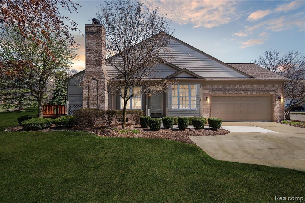 39472 EDGEWATER Drive, Northville, MI 48168 — front exterior