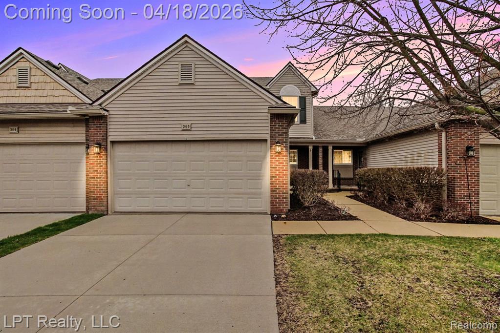 360 Newberry Lane, Howell, MI 48843 — front exterior