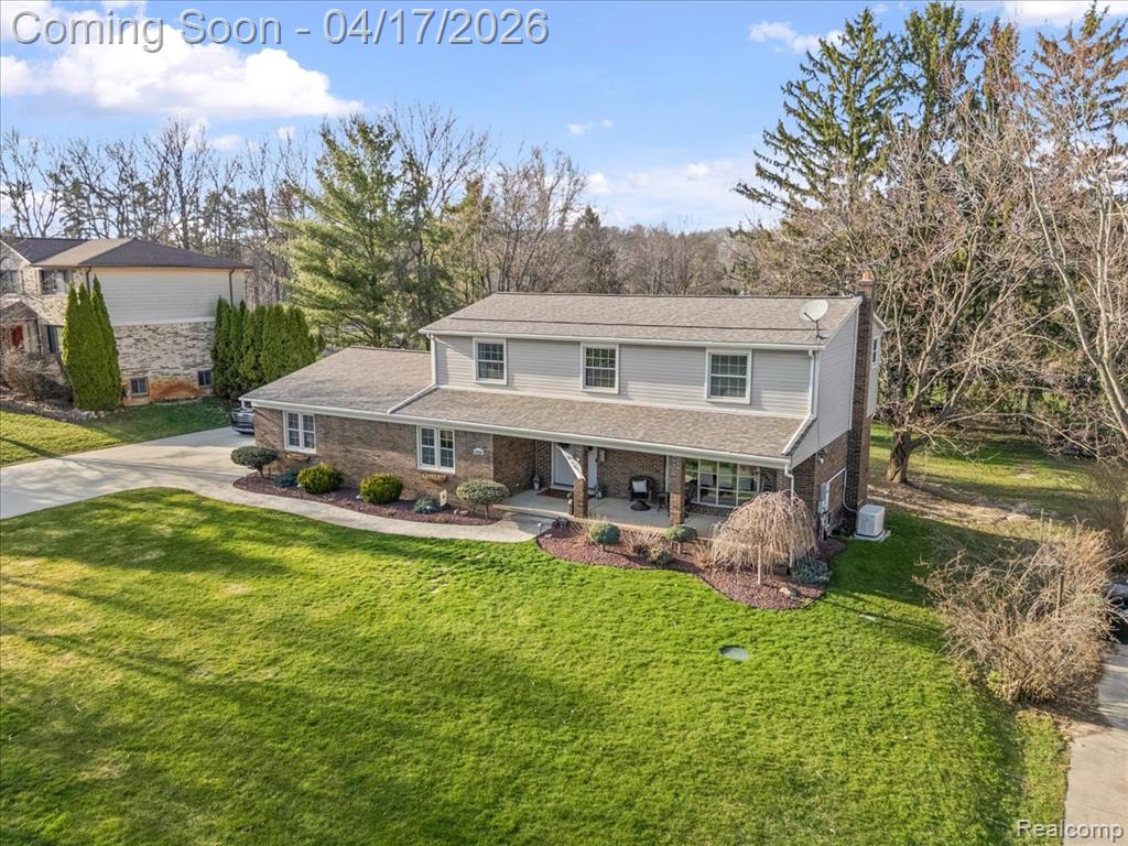 69534 Brookhill Drive, Bruce, MI 48065 — front exterior