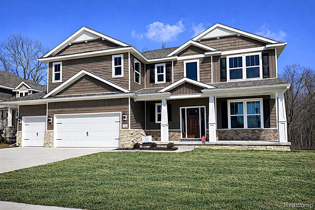 652 ROUND ROCK DR Drive, Howell, MI 48843 — front exterior
