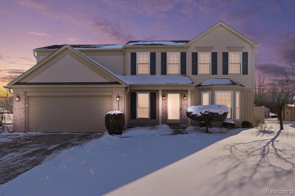 44569 GREENBRIAR Court, Belleville, MI 48111 — front exterior