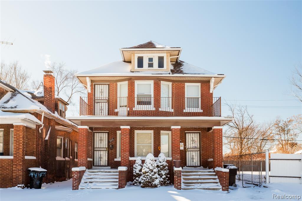 5435 Burns Street, Detroit, MI 48213 — front exterior