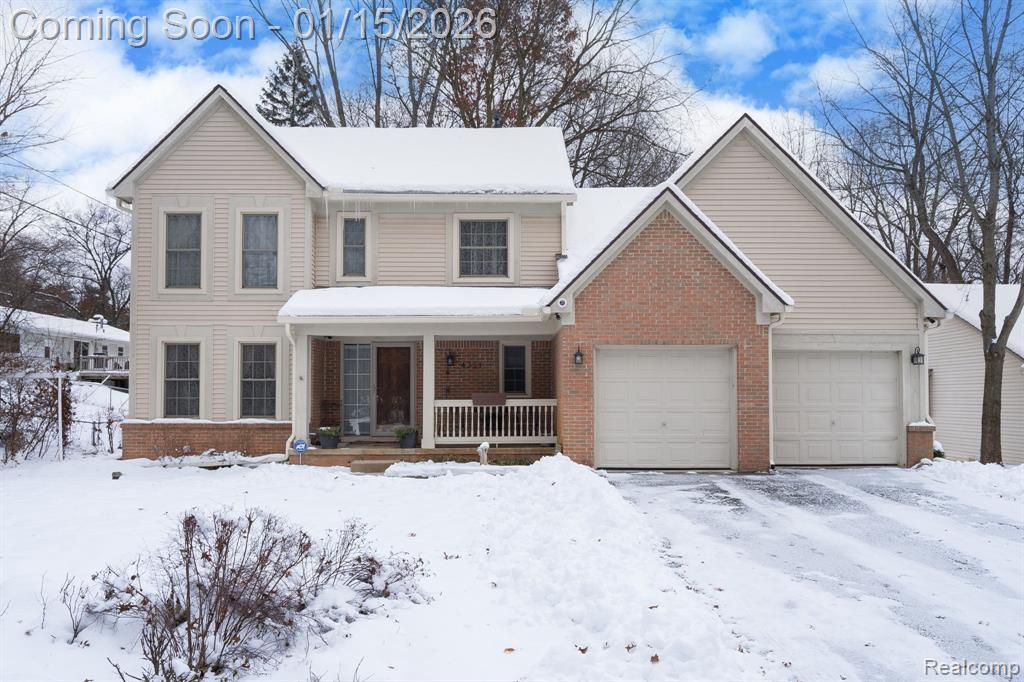 4351 Kiddell Terrace, West Bloomfield, MI 48323 — front exterior