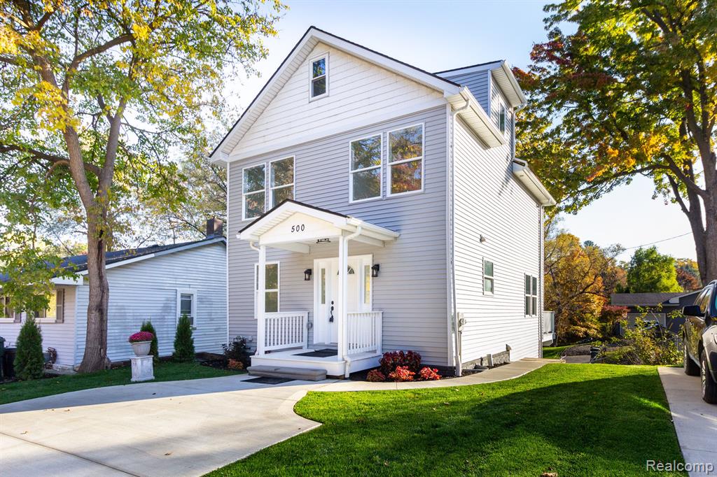 500 N CONKLIN Road, Lake Orion, MI 48362 — front exterior