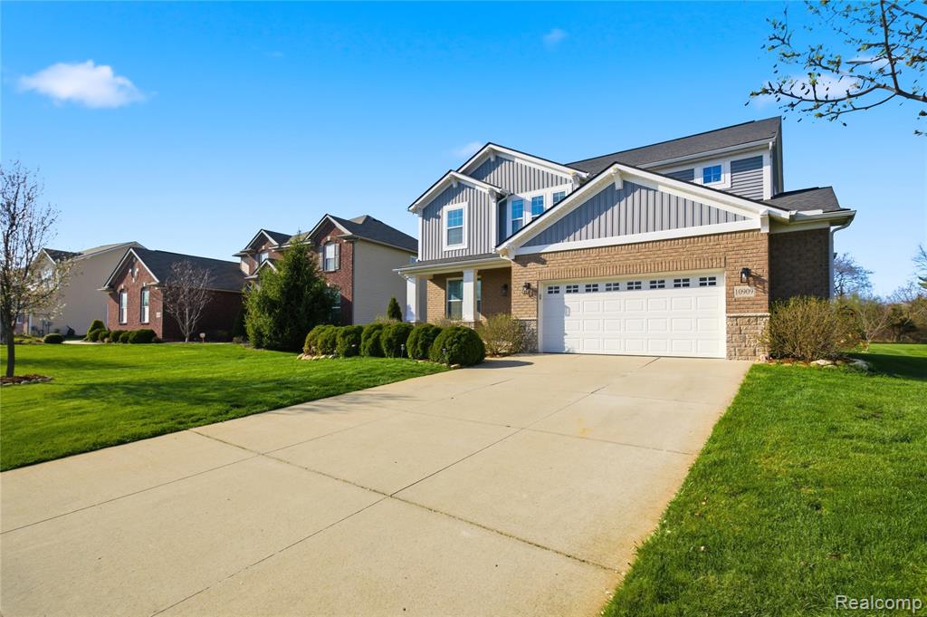 10909 Bouldercrest Drive, South Lyon, MI 48178 — front exterior