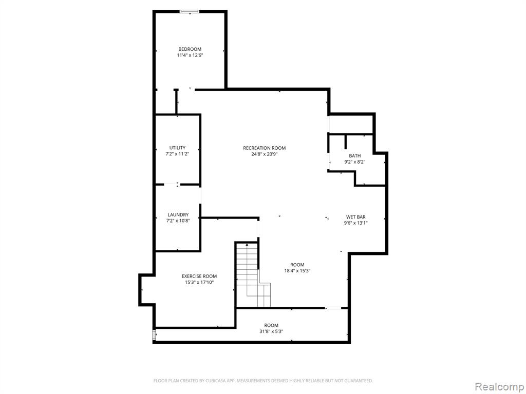 View of floor plan / room layout