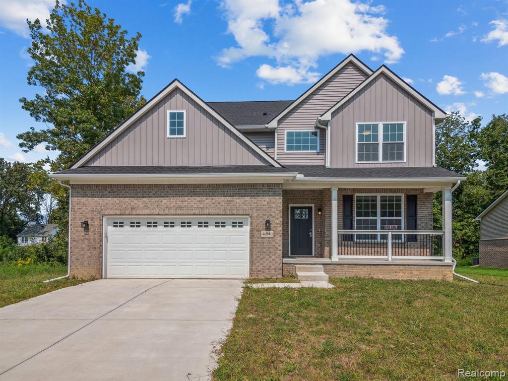 46840 TIMBERLAND Street, Belleville, MI 48111 — front exterior