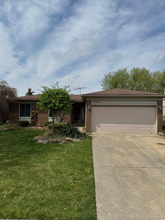 41243 MUELLER Street, Clinton Twp, MI 48038 — front exterior