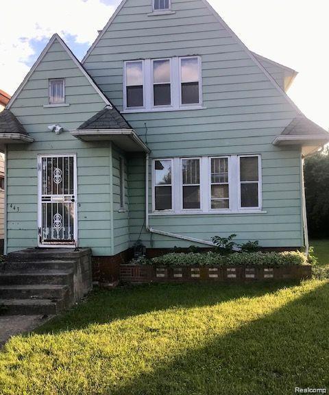 443 Algonquin Street, Detroit, MI 48215 — front exterior