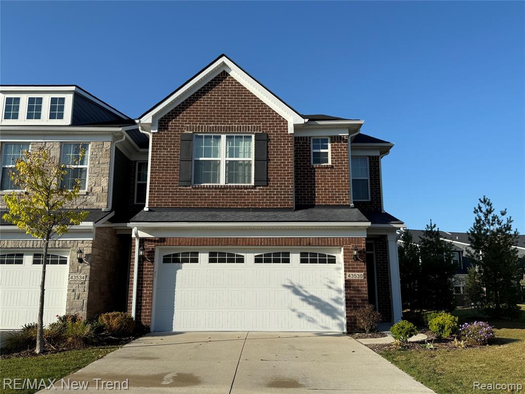 43530 Chancellor Lane, Novi, MI — front exterior
