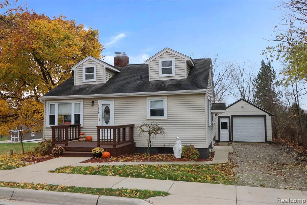 4226 BANKER Street, North Branch, MI 48461 — front exterior