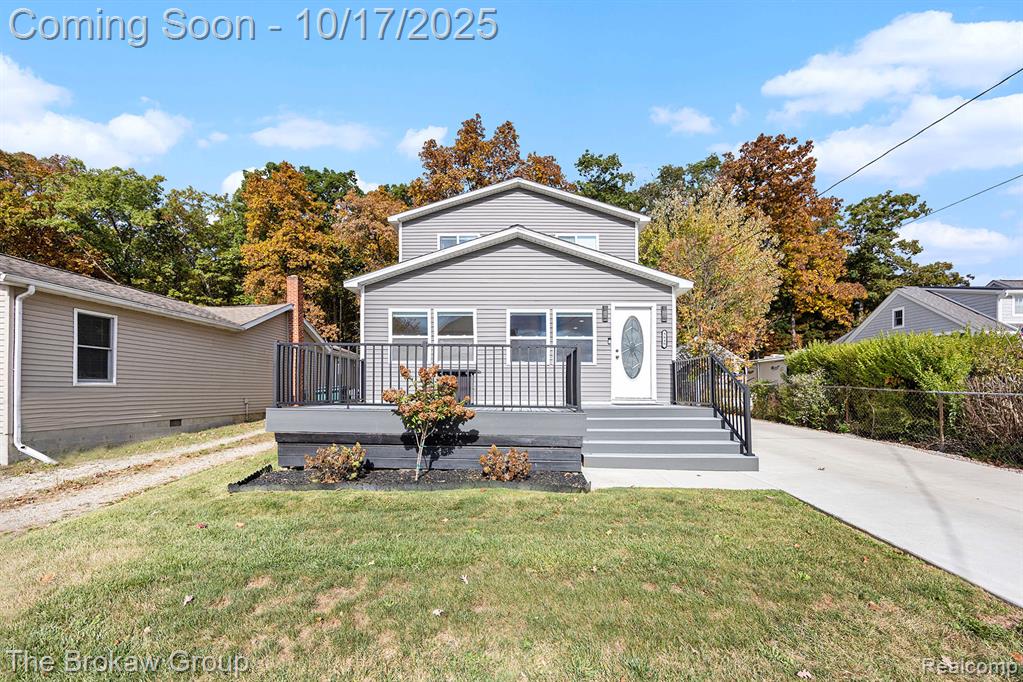 3848 Hunt Road, Lapeer, MI 48446 — front exterior
