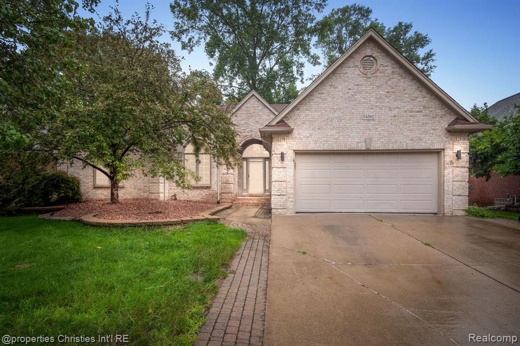 54582 CABRILLO Drive, Macomb, MI 48042 — front exterior