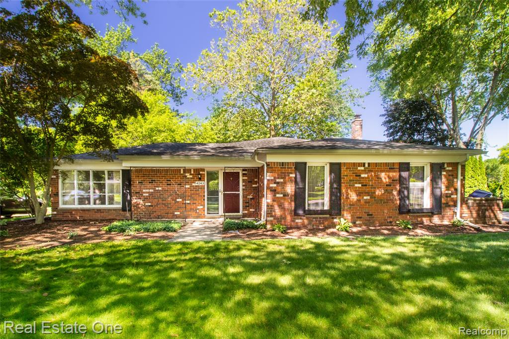 4243 FROSTWOOD Court, Troy, MI 48098 — front exterior