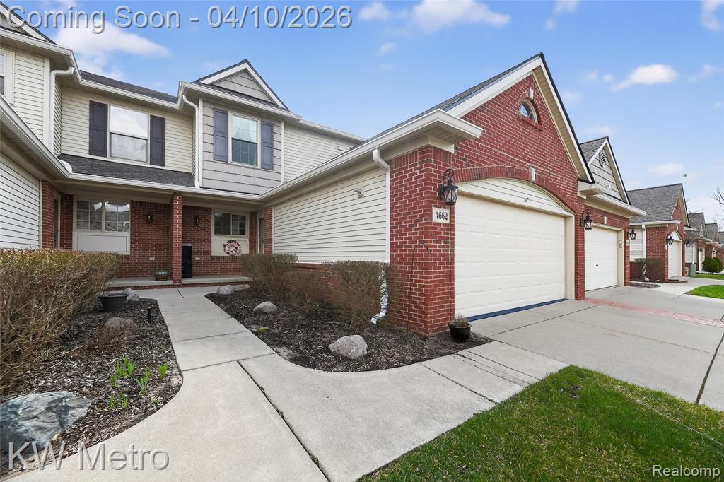 4662 Summer Ridge Drive, Howell, MI 48843 — front exterior