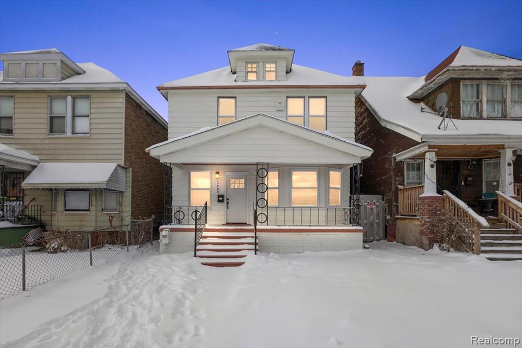 3869 Burns Street, Detroit, MI 48214 — front exterior