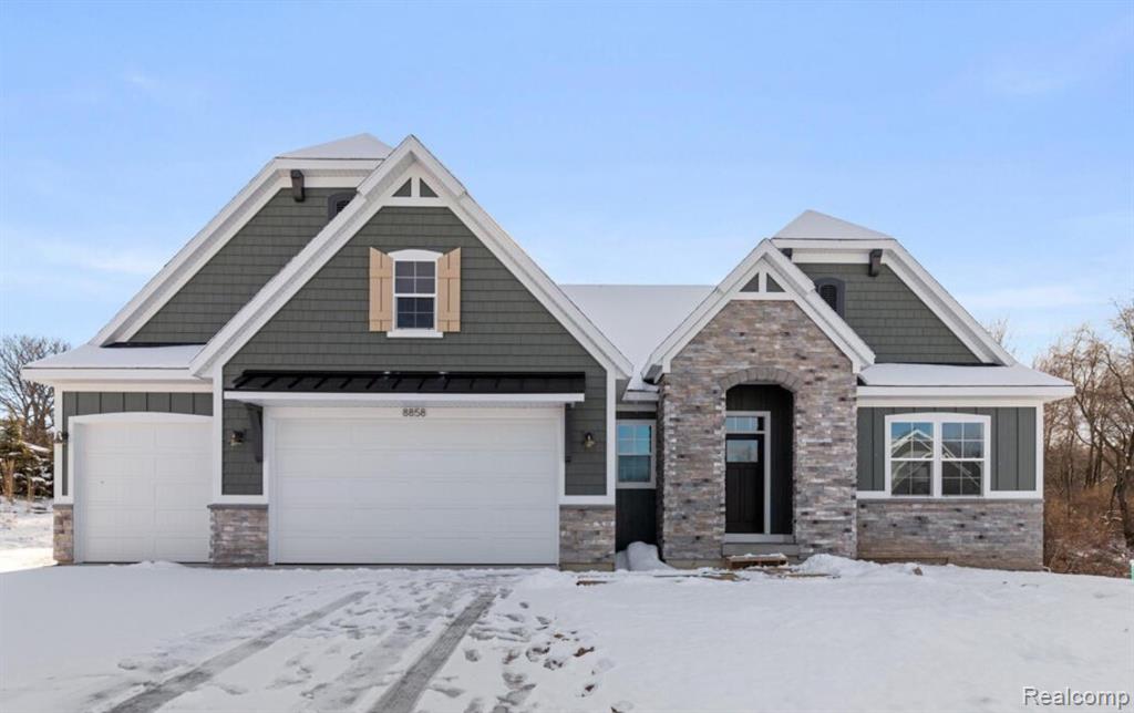 8858 Lapham Drive NE, Rockford, MI 49341 — front exterior