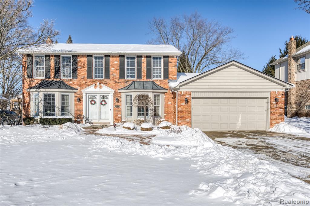 42134 Waterfall Road, Northville, MI 48168 — front exterior