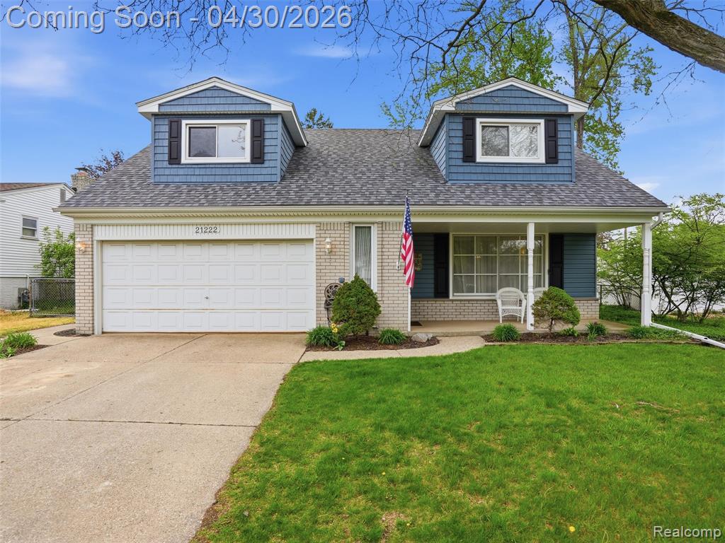 21222 Larkspur Street, Farmington, MI 48336 — front exterior