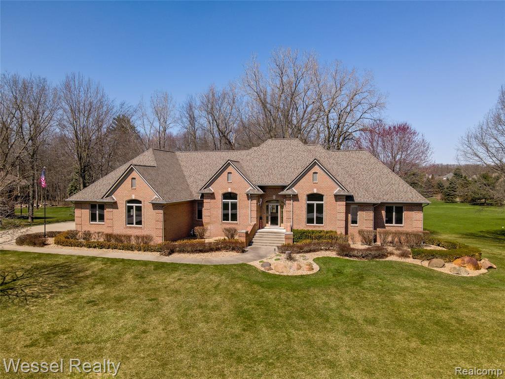 9805 Cranbrook Court, Romeo, MI 48065 — front exterior