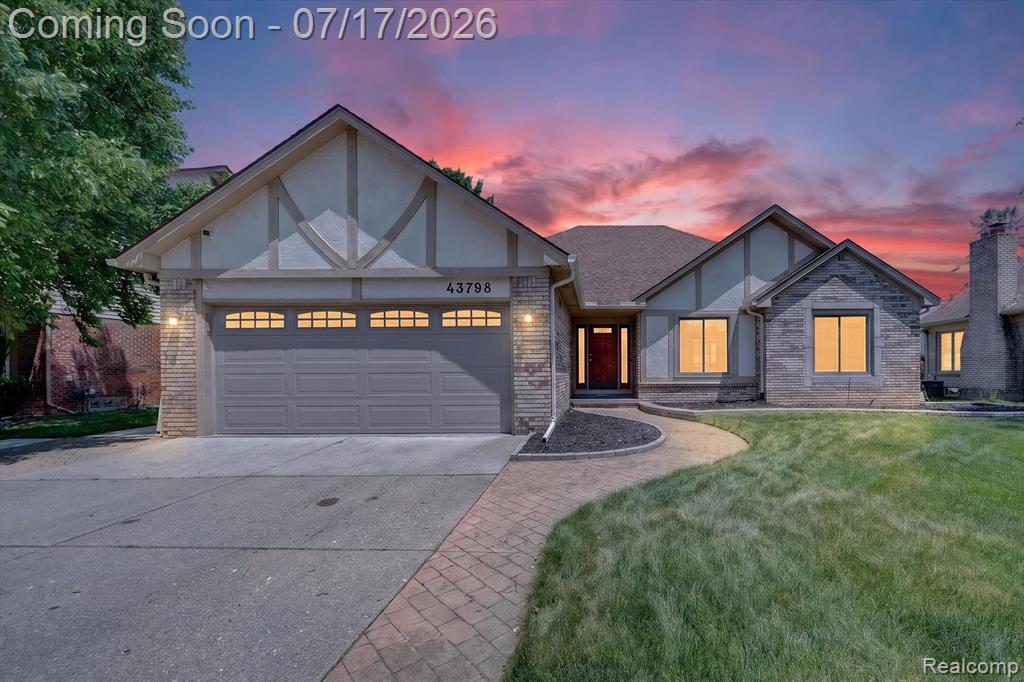 43798 Columbia Drive, Clinton Twp, MI 48038 — front exterior