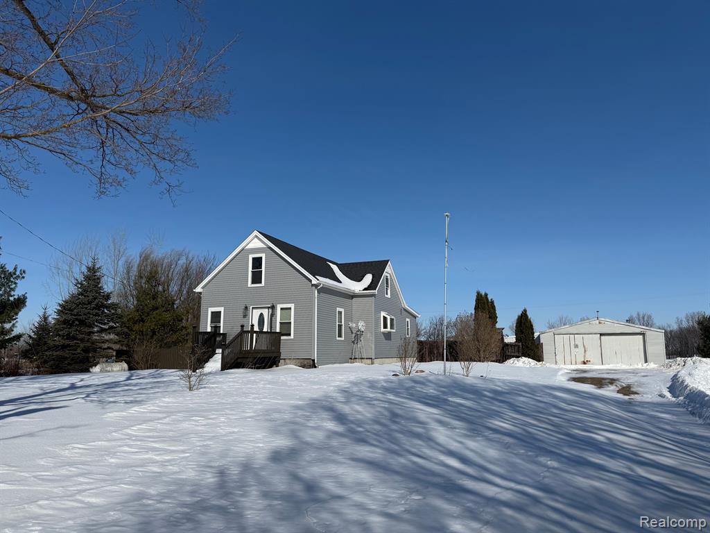 7595 BROOKS Road, Brown, MI 48416 — front exterior