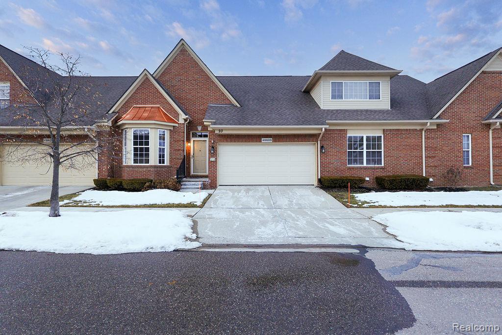 48608 Oak Bridge Drive, Canton, MI 48188 — front exterior