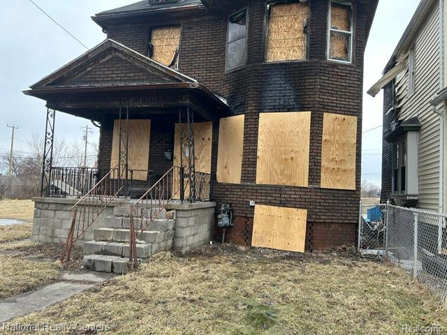 3450 Eastern Place, Detroit, MI 48208 — front exterior