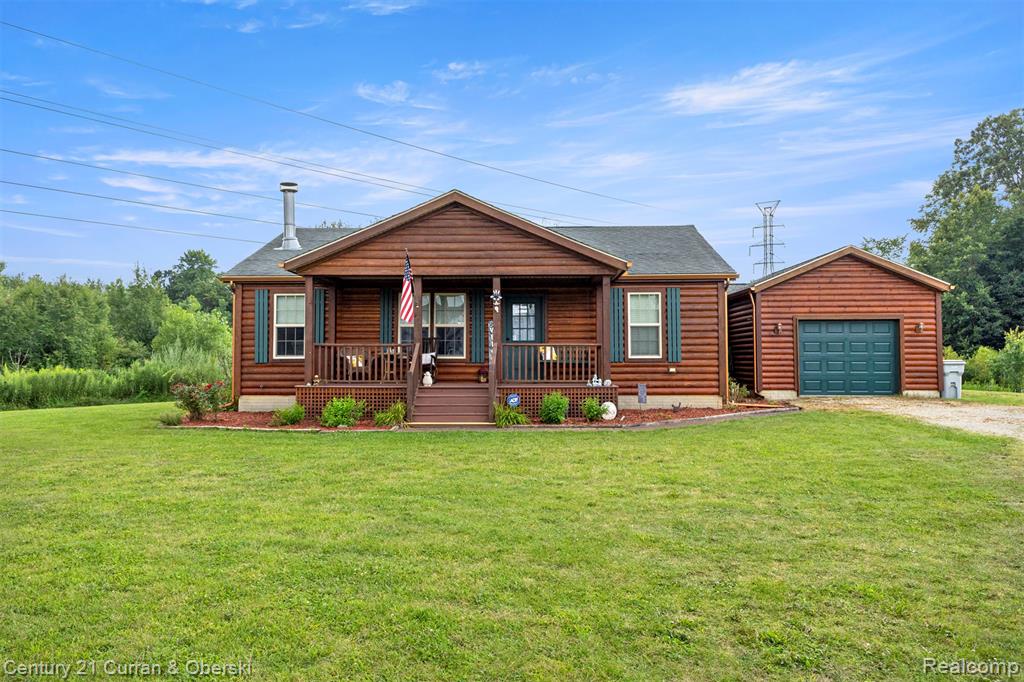 58539 Dolly Road, South Lyon, MI 48178 — front exterior