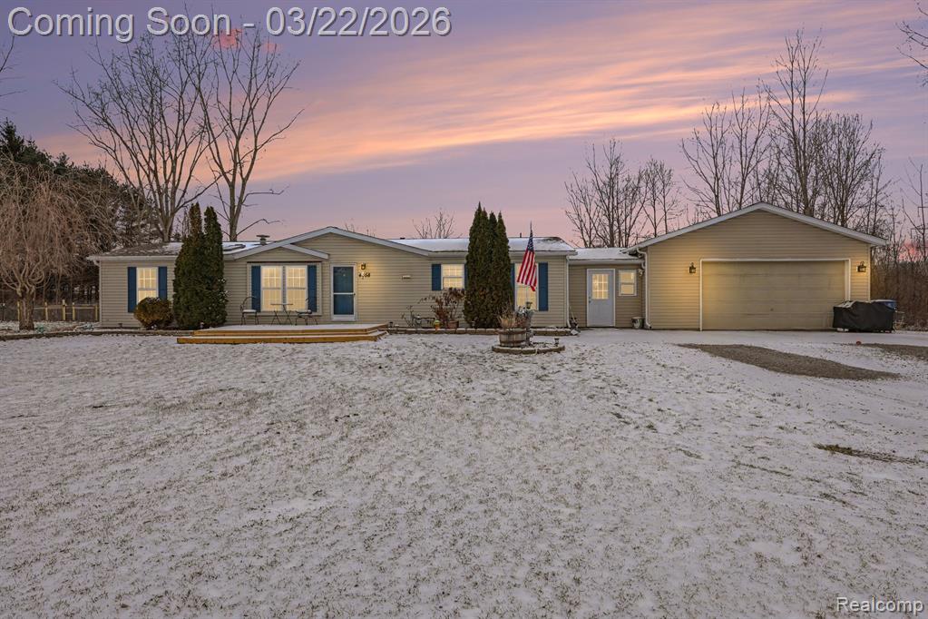 4458 Palms Road, Casco, MI 48064 — front exterior