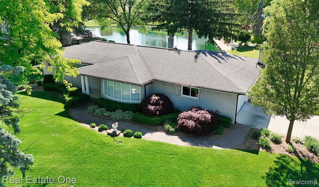54511 MERKEL Lane, Shelby Twp, MI 48316 — front exterior