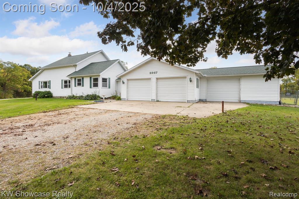 9967 N Clinton Trail, Mulliken, MI 48861 — front exterior