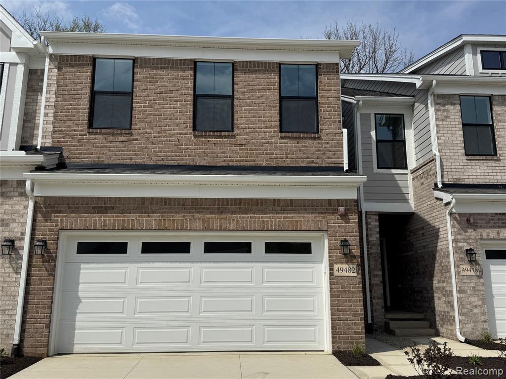 49482 Coldwater Ridge Drive, Northville, MI — front exterior