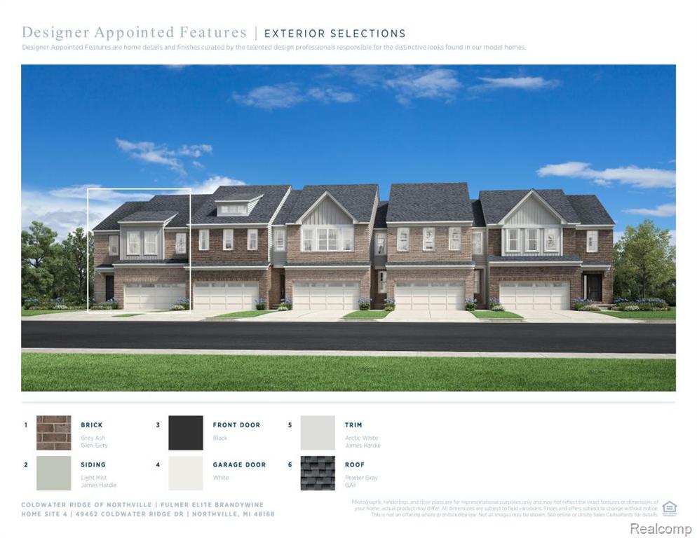 49462 Coldwater Ridge Drive, Northville, MI 48168 — front exterior