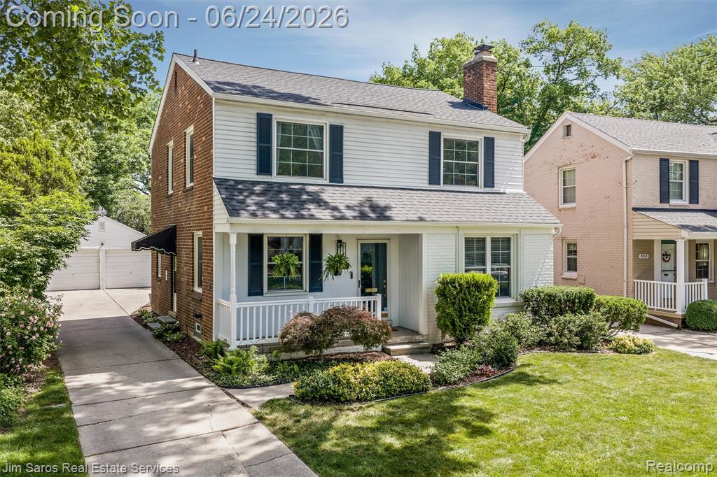 461 Allard Road, Grosse Pointe Farms, MI 48236 — front exterior
