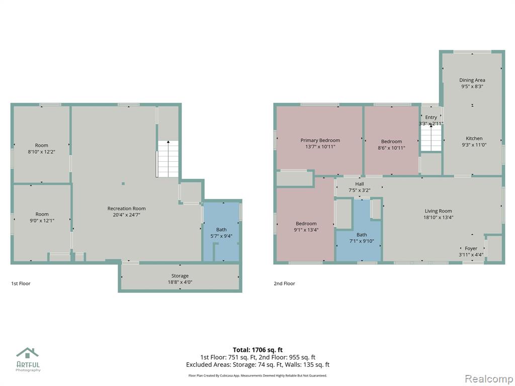 View of home floor plan