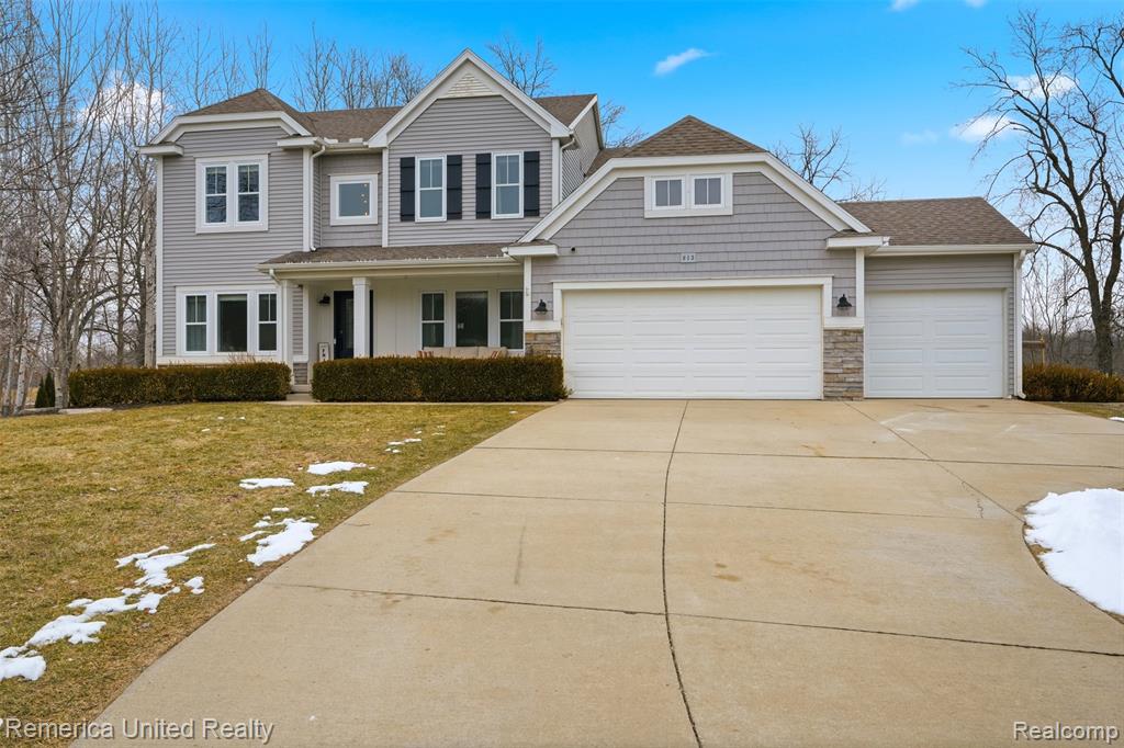 613 Chrystal Downs Court, Brighton, MI 48114 — front exterior