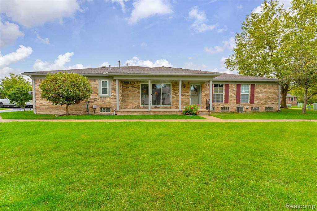 48679 Aberdeen Court, Shelby Twp, MI 48315 — front exterior
