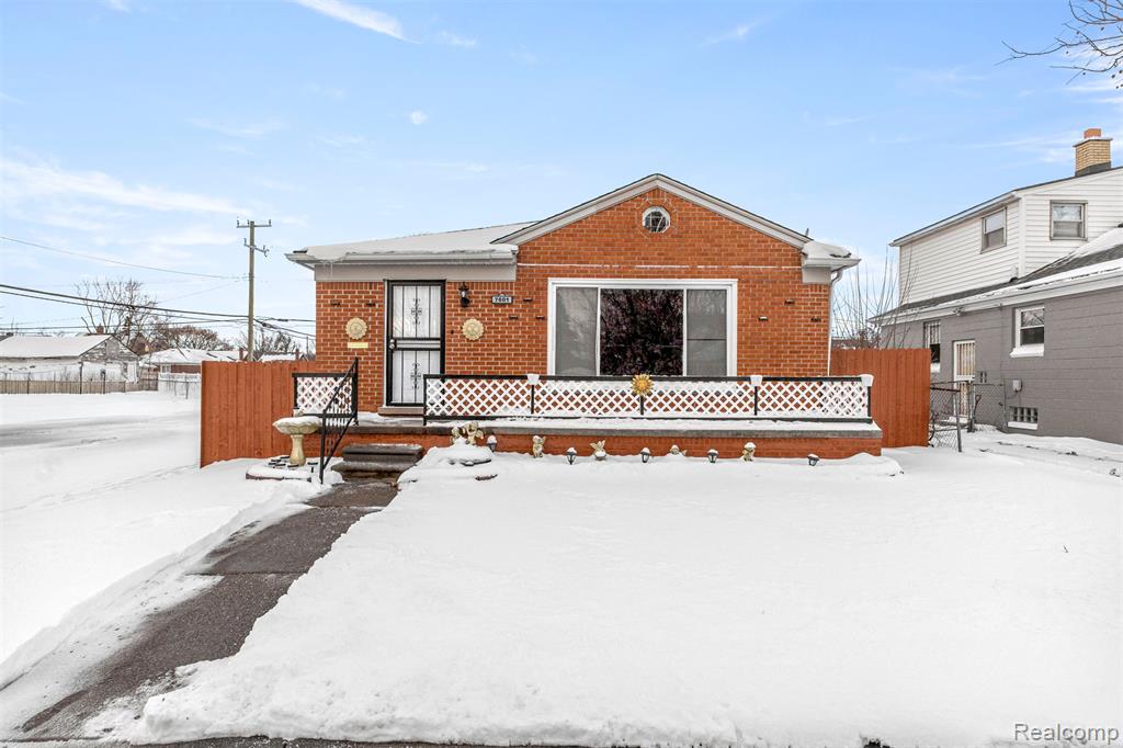 7601 Stout Street, Detroit, MI 48228 — front exterior