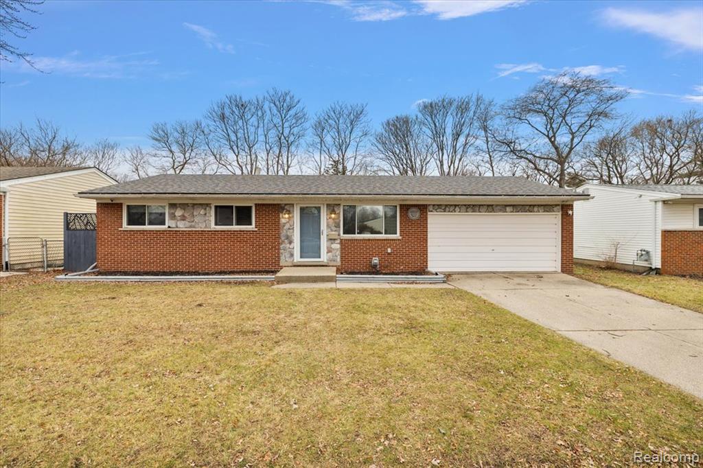 41859 Betley Drive, Sterling Heights, MI 48313 — front exterior
