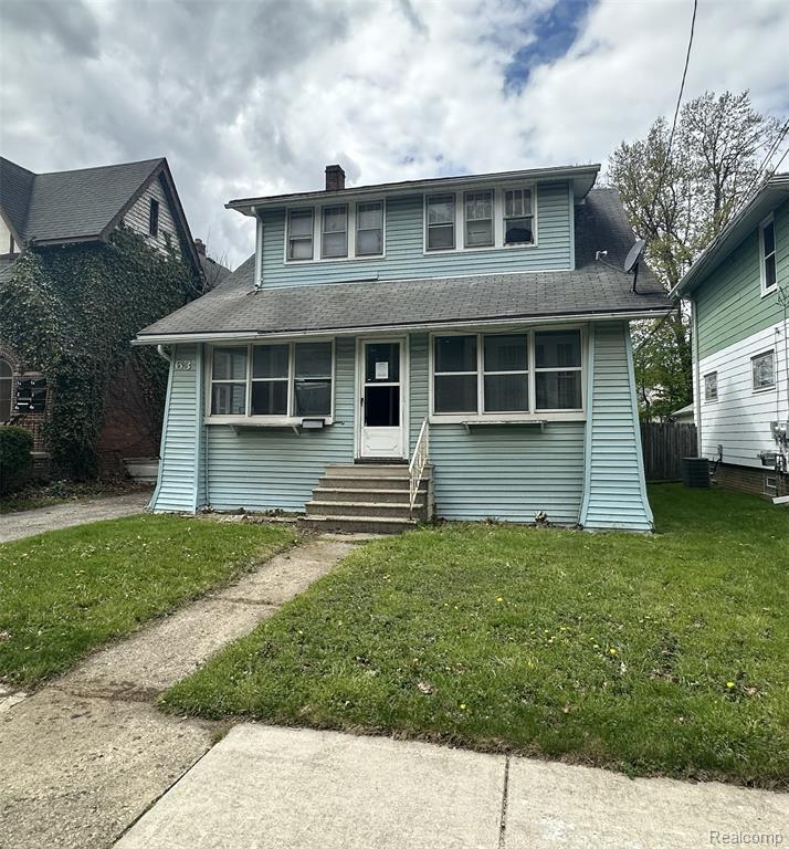 63 Mark Avenue, Pontiac, MI 48341 — front exterior
